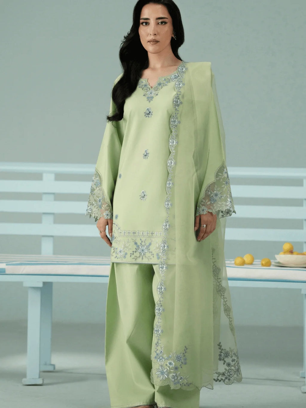 Pistachio green