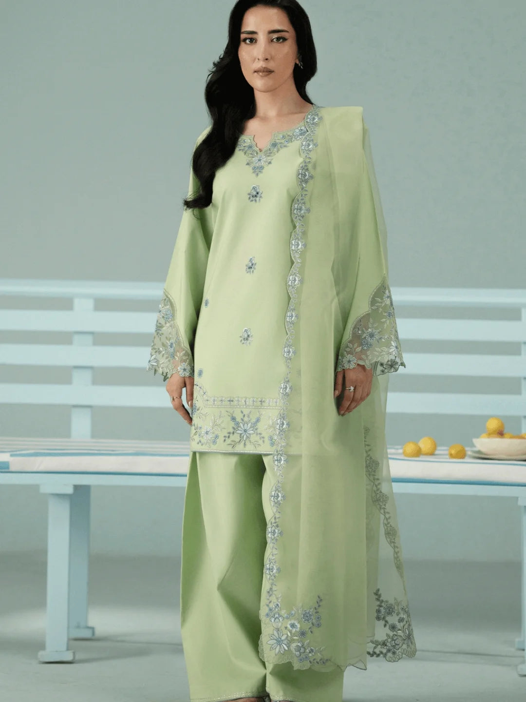 Pistachio green