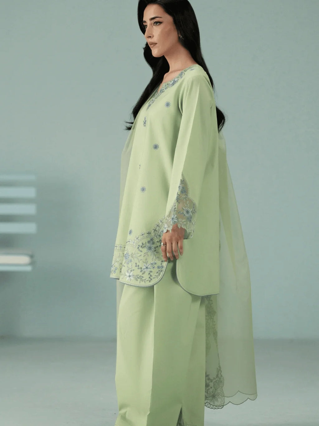 Pistachio green