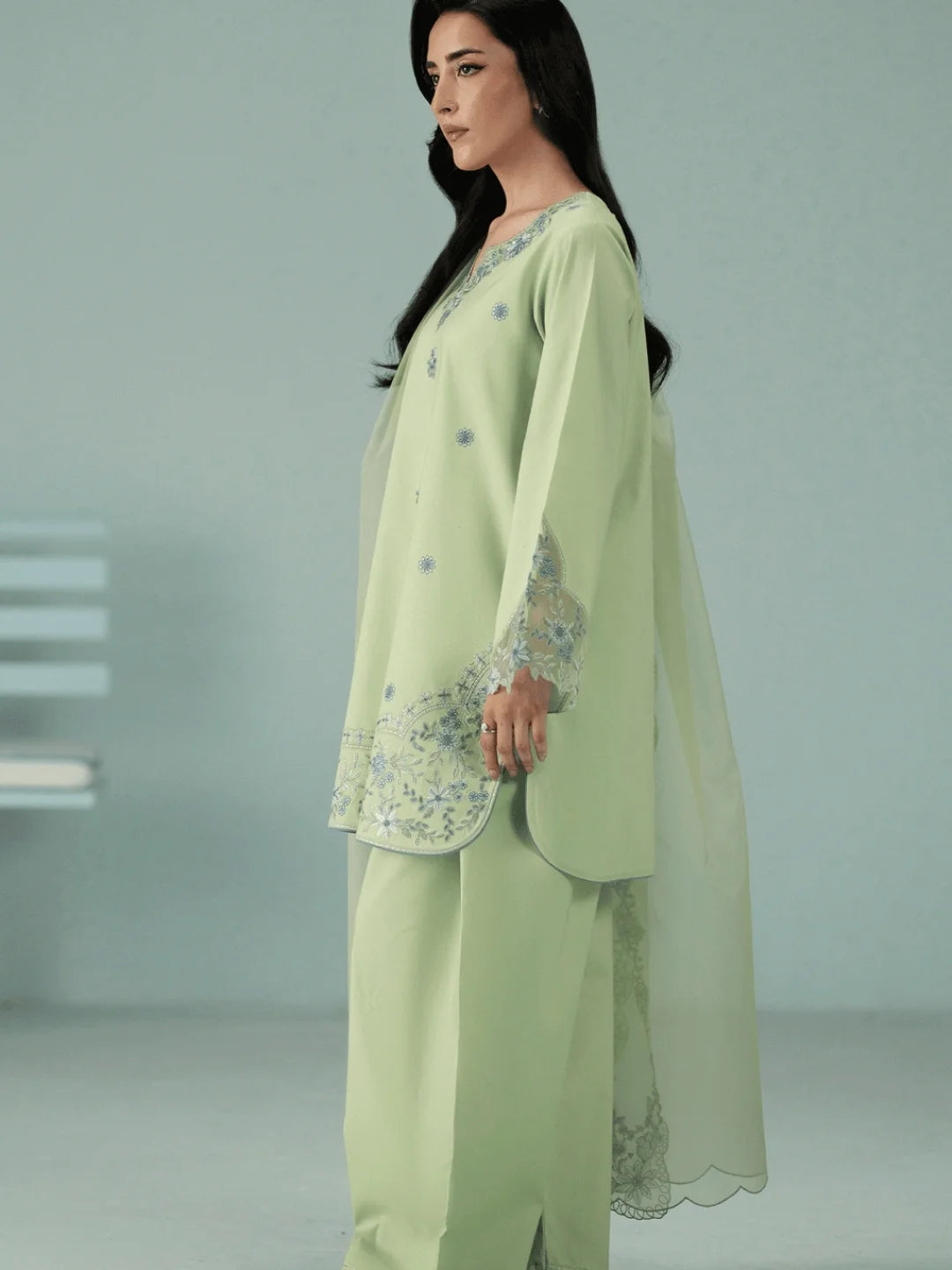 Pistachio green