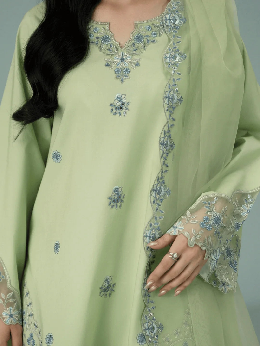 Pistachio green