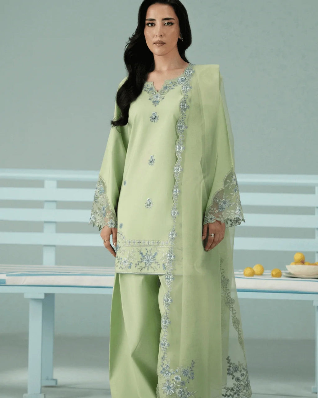 Pistachio green