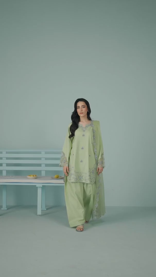 Pistachio green